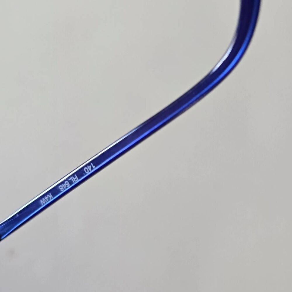 Ralph Lauren 140 rl648 k4w glasses Black Blue Oval Shape - Picture 5 of 5